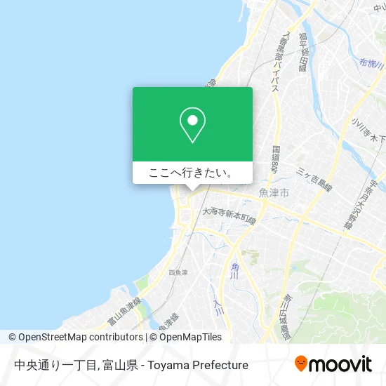 中央通り一丁目地図