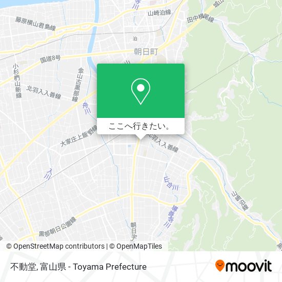 不動堂地図