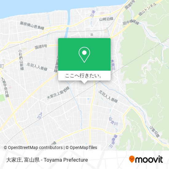 大家庄地図