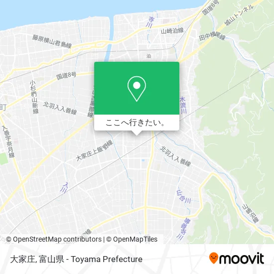 大家庄地図