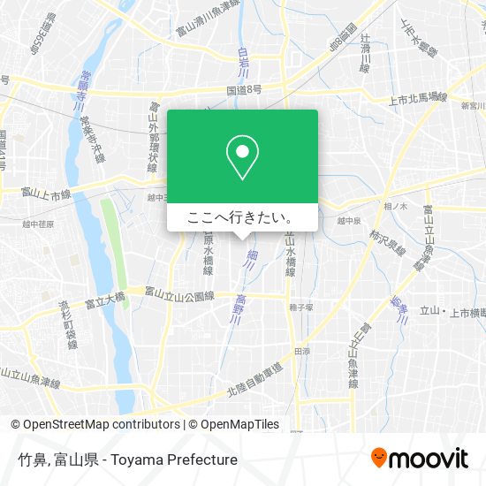 竹鼻地図