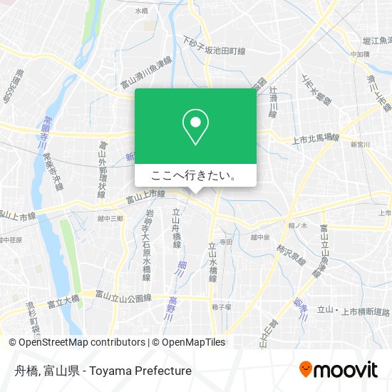 舟橋地図