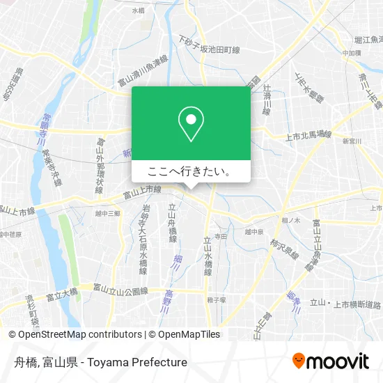 舟橋地図