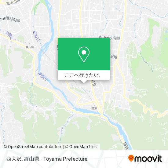 西大沢地図