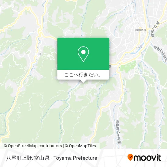 八尾町上野地図