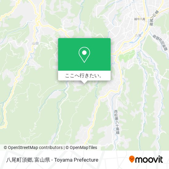八尾町須郷地図