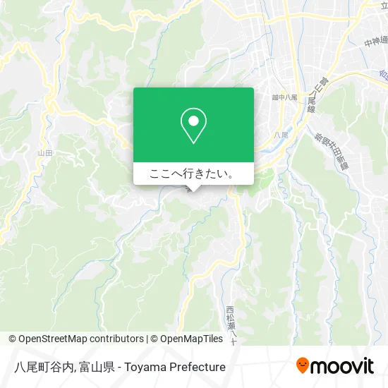 八尾町谷内地図