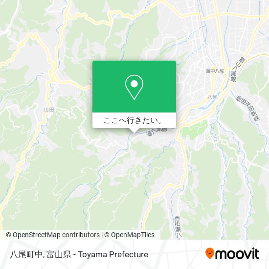 八尾町中地図
