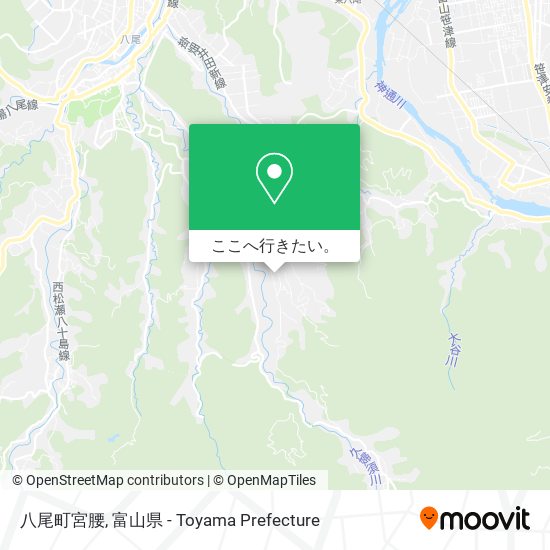 八尾町宮腰地図