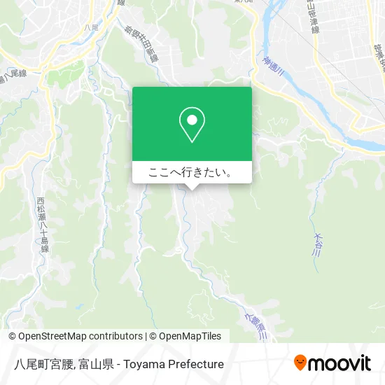 八尾町宮腰地図
