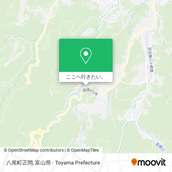 八尾町正間地図