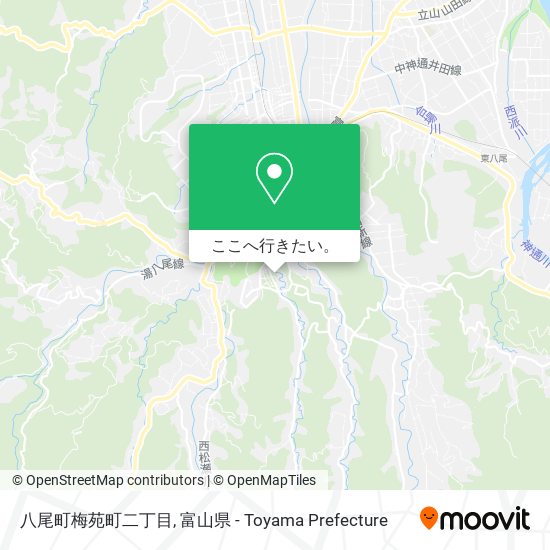 八尾町梅苑町二丁目地図