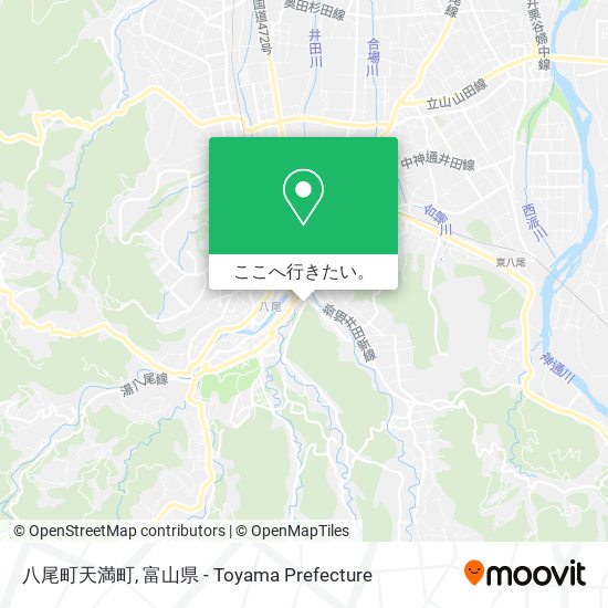 八尾町天満町地図