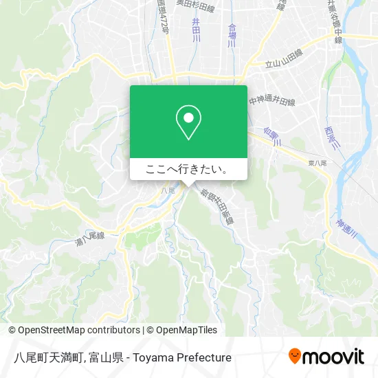 八尾町天満町地図