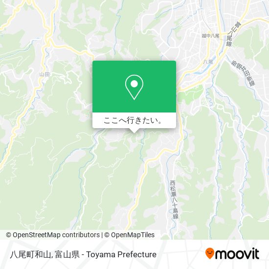 八尾町和山地図
