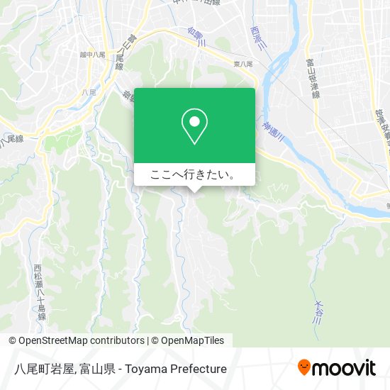 八尾町岩屋地図