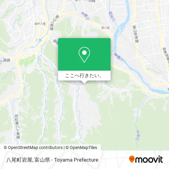 八尾町岩屋地図