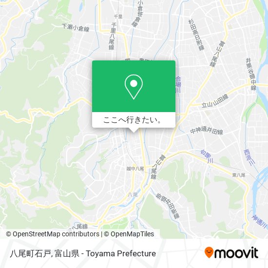 八尾町石戸地図