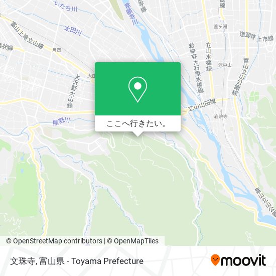 文珠寺地図