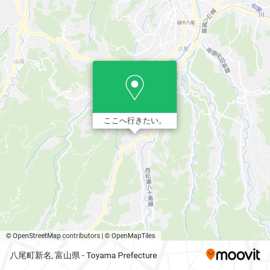 八尾町新名地図