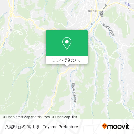 八尾町新名地図