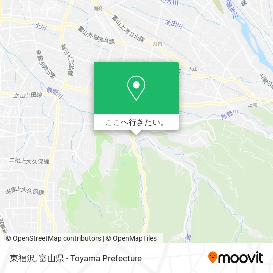 東福沢地図