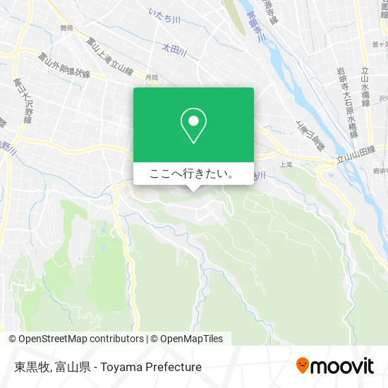 東黒牧地図