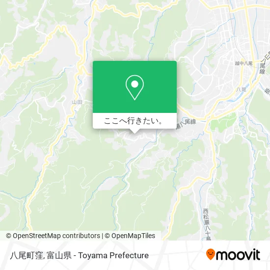 八尾町窪地図