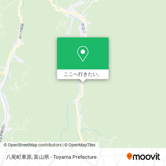八尾町東原地図
