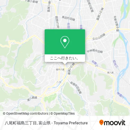 八尾町福島三丁目地図