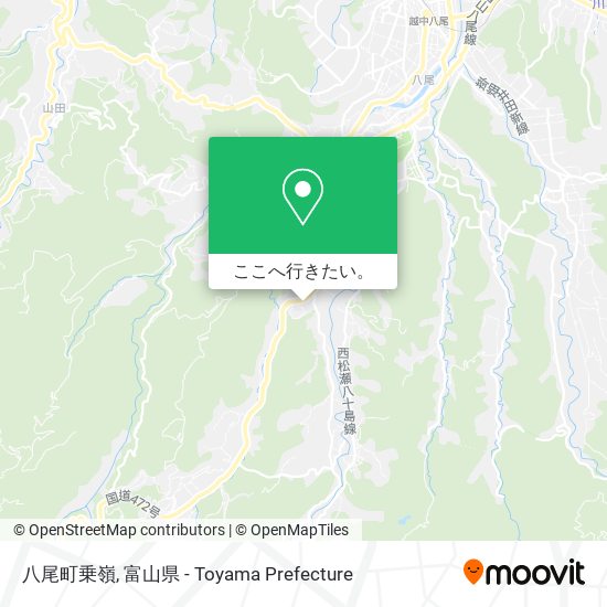 八尾町乗嶺地図