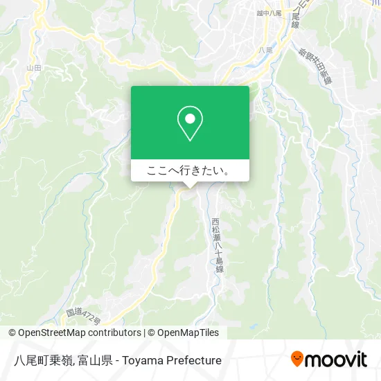 八尾町乗嶺地図