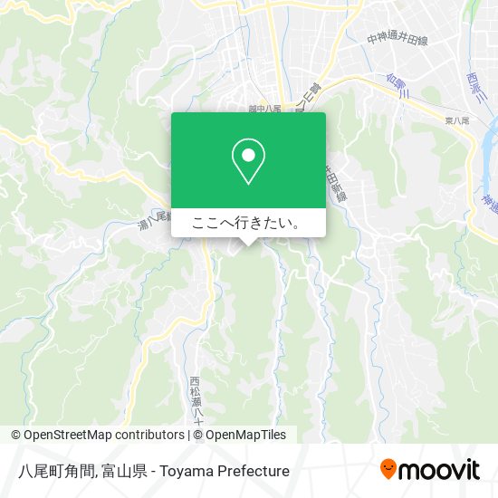 八尾町角間地図