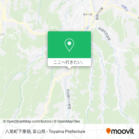 八尾町下乗嶺地図