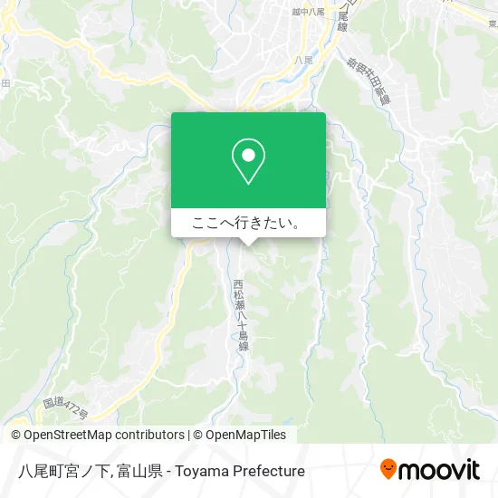 八尾町宮ノ下地図