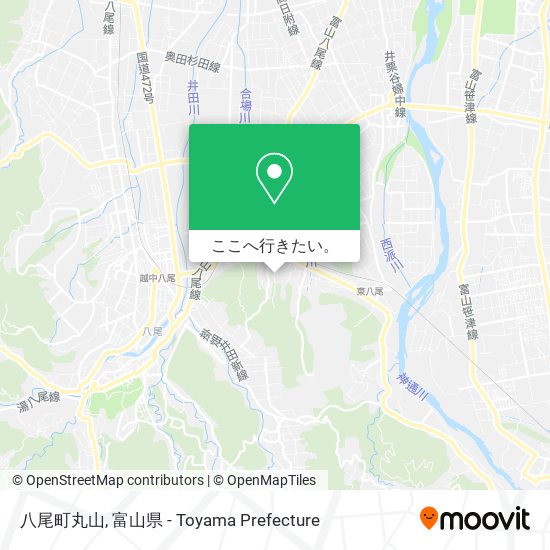 八尾町丸山地図