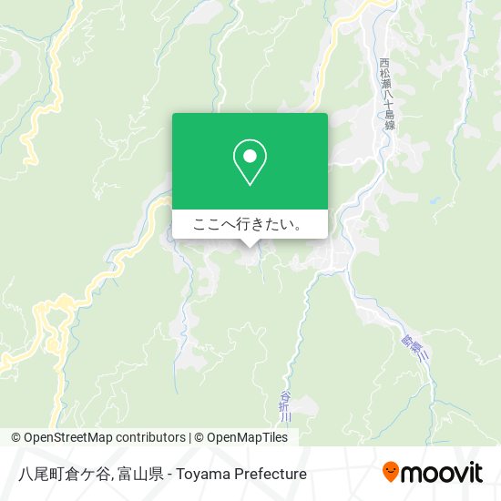 八尾町倉ケ谷地図