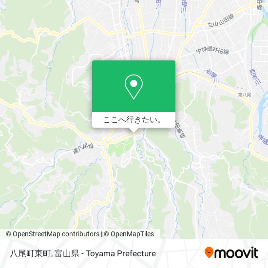 八尾町東町地図