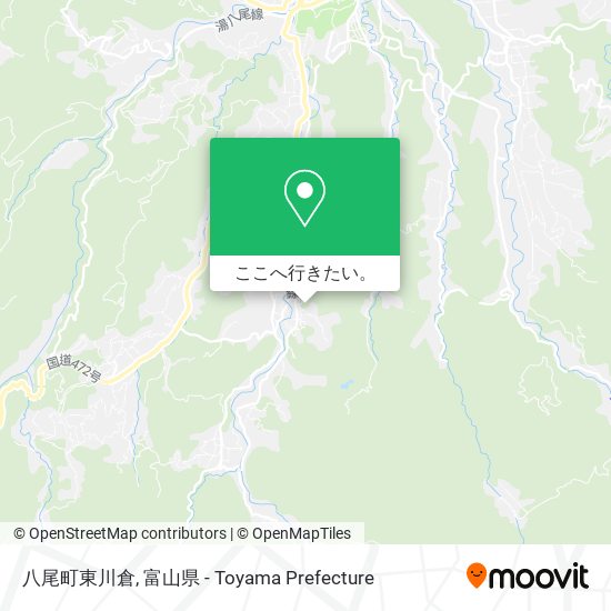 八尾町東川倉地図