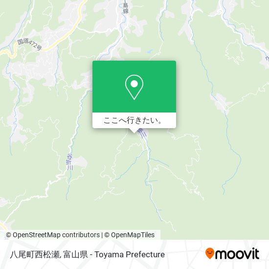 八尾町西松瀬地図