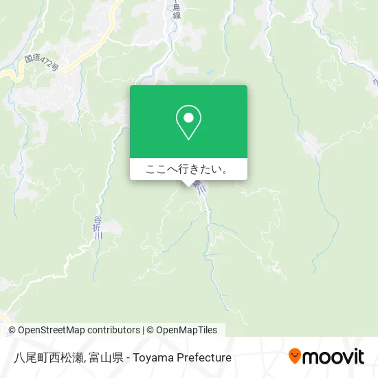 八尾町西松瀬地図