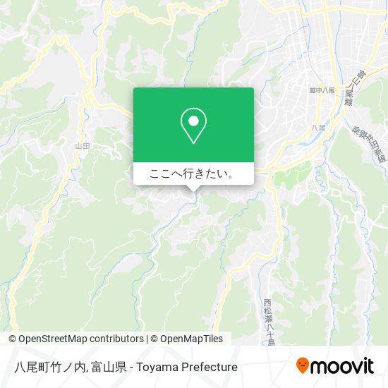 八尾町竹ノ内地図