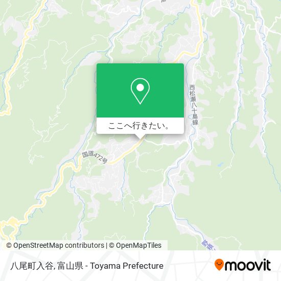 八尾町入谷地図