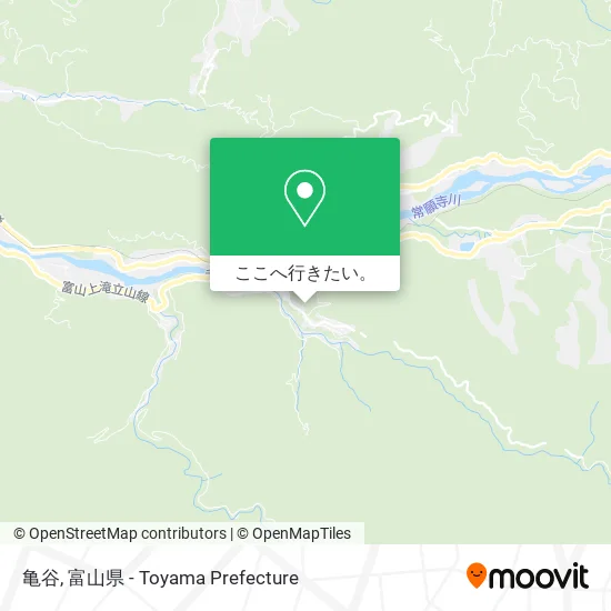 亀谷地図