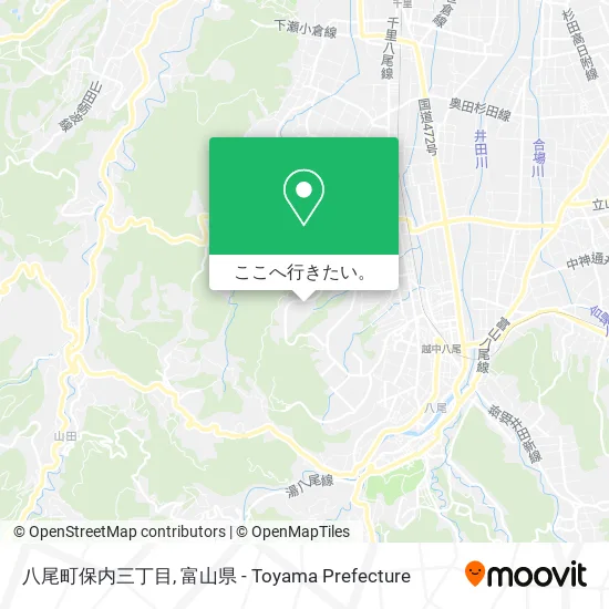 八尾町保内三丁目地図
