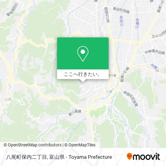 八尾町保内二丁目地図