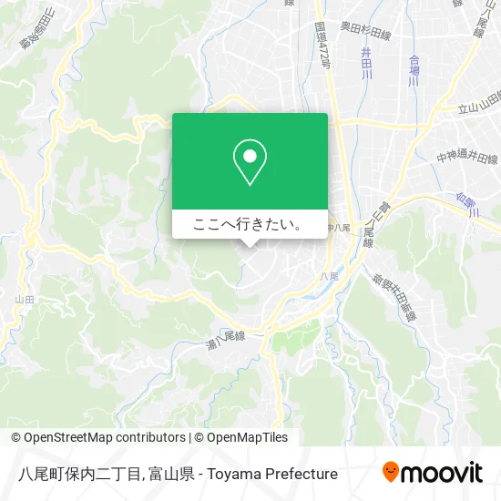 八尾町保内二丁目地図