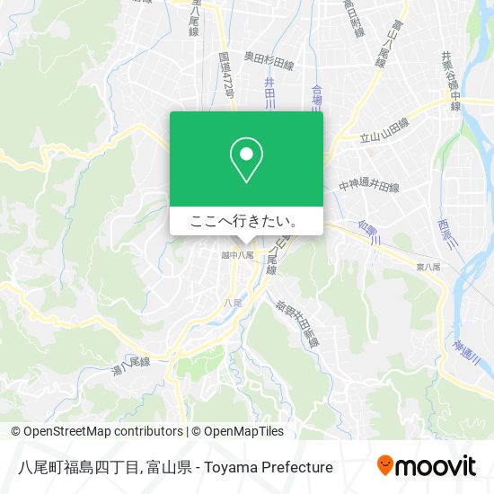 八尾町福島四丁目地図