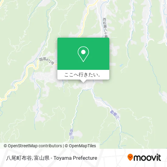 八尾町布谷地図
