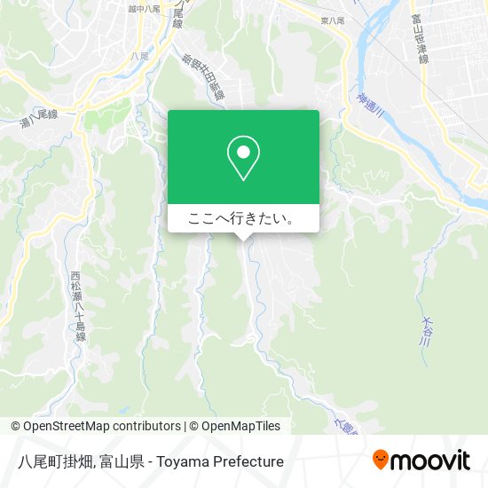 八尾町掛畑地図